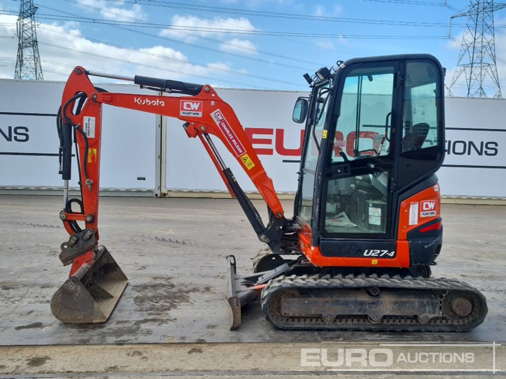 2021 Kubota U27-4 - حفار صغير: صورة 2 2021 Kubota U27-4 - حفار صغير: صورة 2
