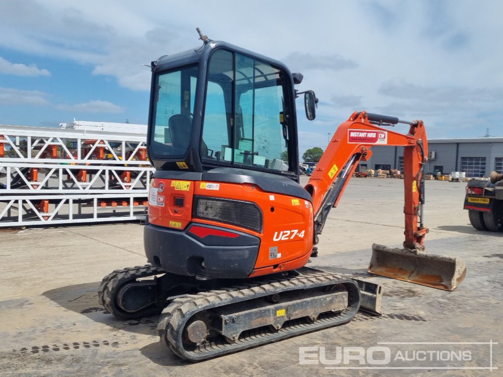 2021 Kubota U27-4 - حفار صغير: صورة 5 2021 Kubota U27-4 - حفار صغير: صورة 5