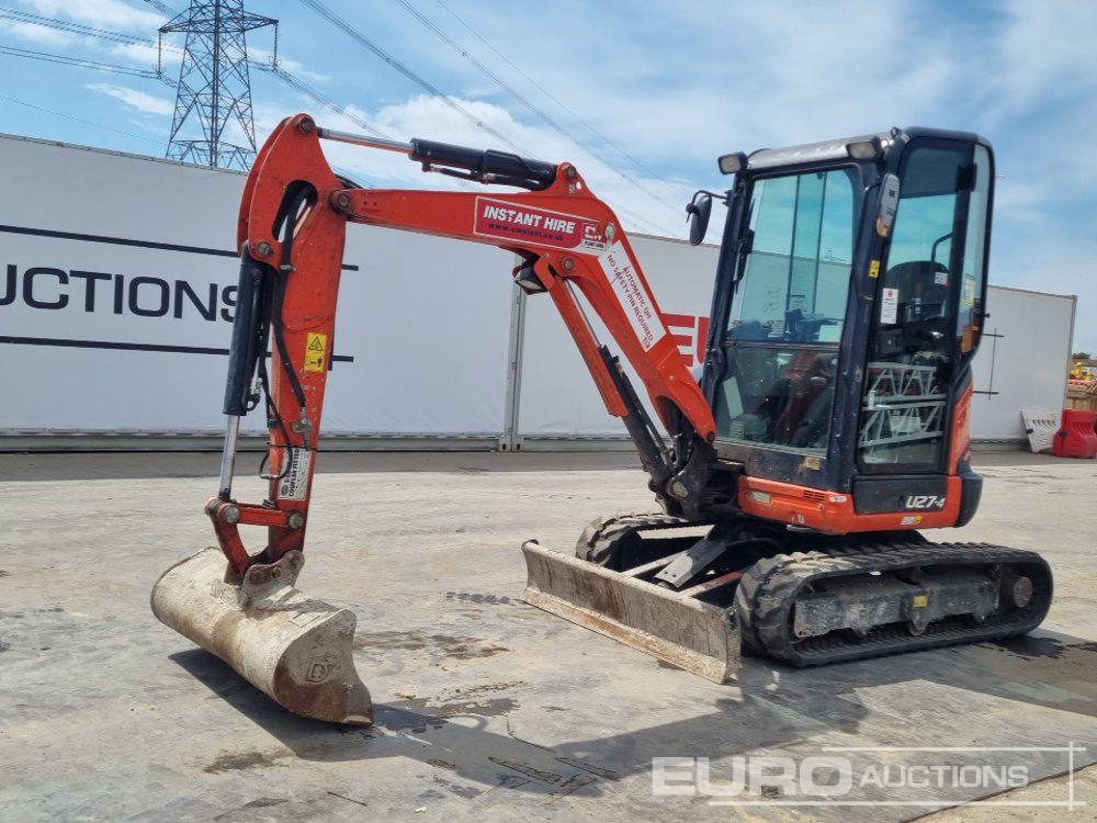 2021 Kubota U27-4 - حفار صغير: صورة 1 2021 Kubota U27-4 - حفار صغير: صورة 1