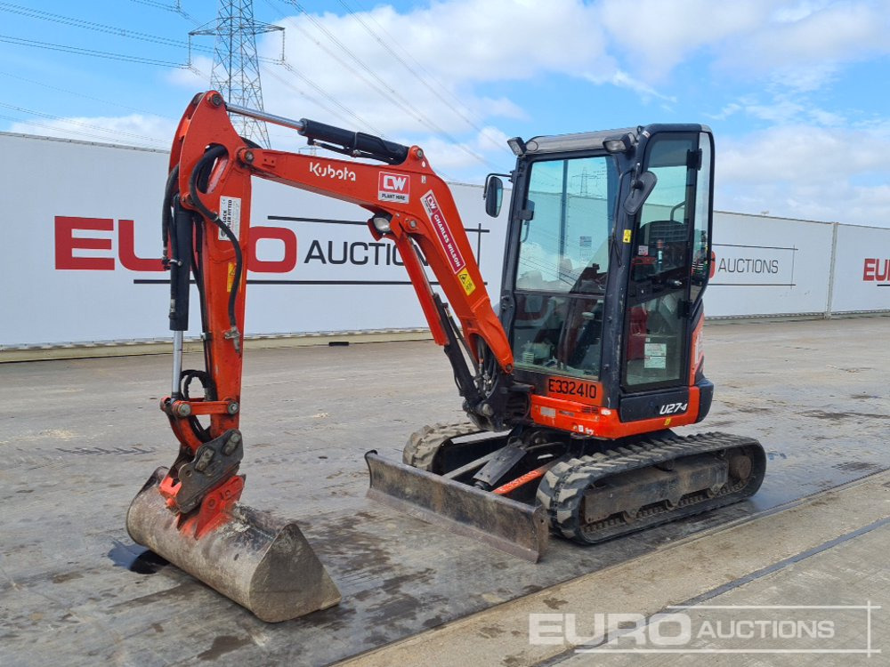 2021 Kubota U27-4 - حفار صغير: صورة 1 2021 Kubota U27-4 - حفار صغير: صورة 1