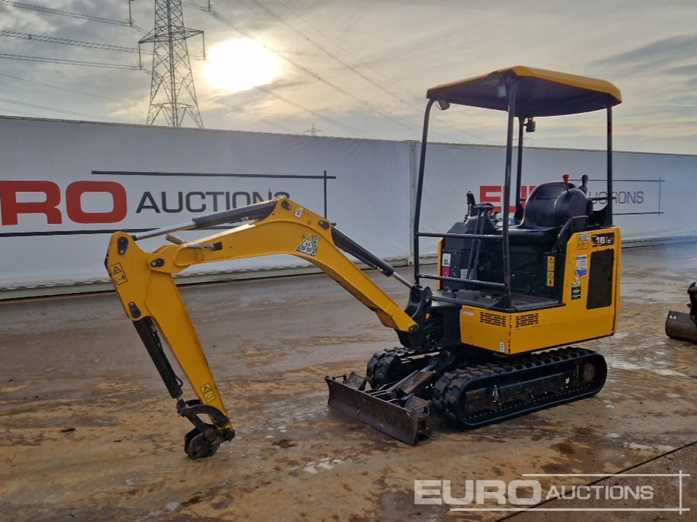 2022 JCB 16C - حفار صغير: صورة 1 2022 JCB 16C - حفار صغير: صورة 1