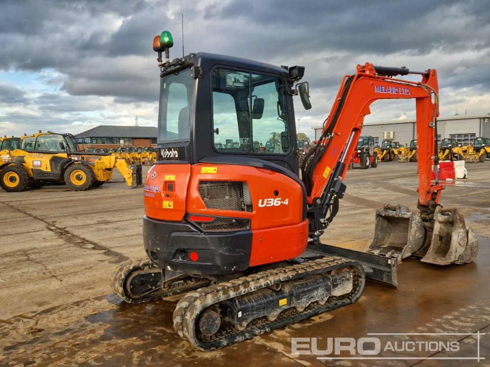 2022 Kubota U36-4 - حفار صغير: صورة 5 2022 Kubota U36-4 - حفار صغير: صورة 5
