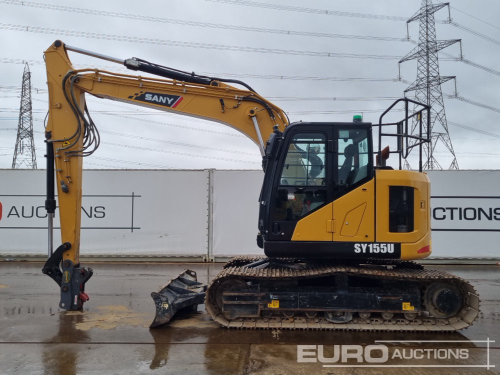 2022 Sany SY155U - حفار زاحف: صورة 2 2022 Sany SY155U - حفار زاحف: صورة 2