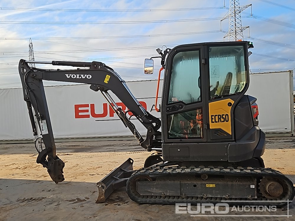 2023 Volvo ECR50F - حفار صغير: صورة 2 2023 Volvo ECR50F - حفار صغير: صورة 2
