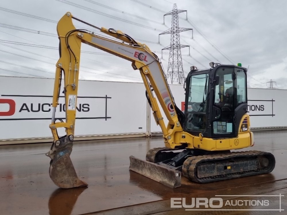 2024 Komatsu PC55MR-5E0 - حفار صغير: صورة 1 2024 Komatsu PC55MR-5E0 - حفار صغير: صورة 1