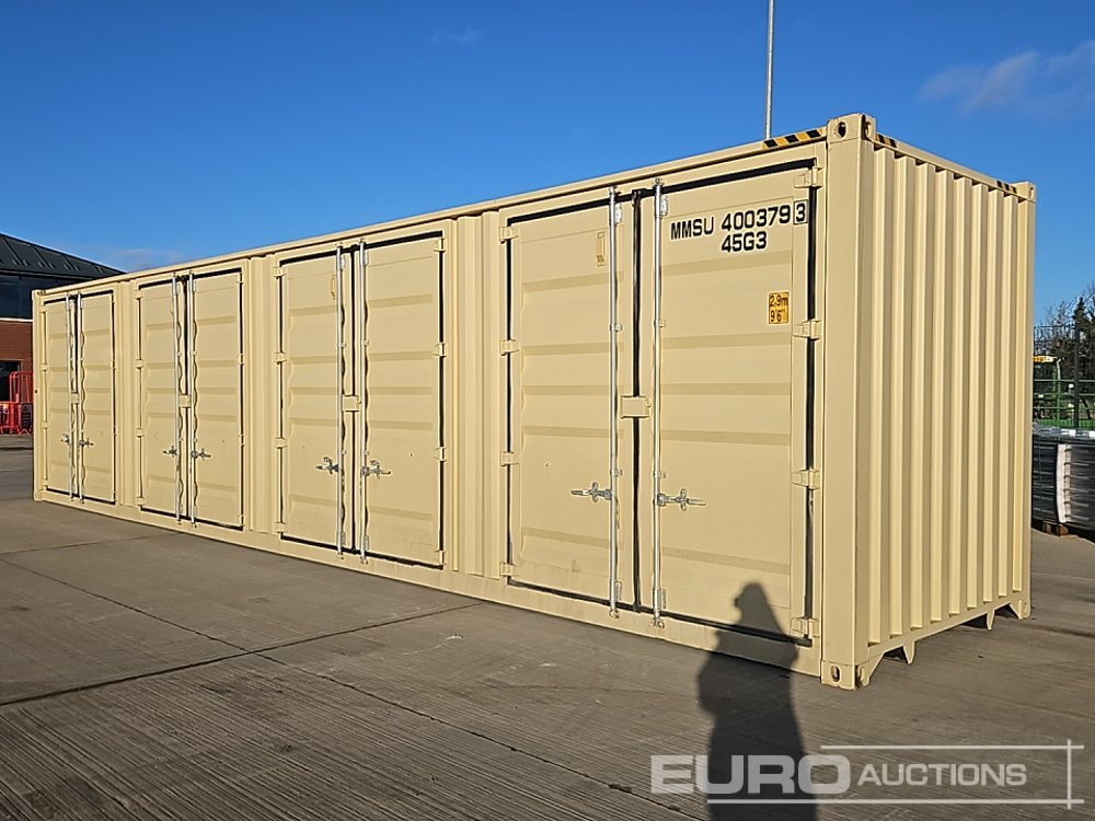 2025 40' x 8' High Cube Container, 4 Side Doors, 1 End Door (Cannot Be Reconsigned) - حاوية شحن: صورة 1 2025 40' x 8' High Cube Container, 4 Side Doors, 1 End Door (Cannot Be Reconsigned) - حاوية شحن: صورة 1