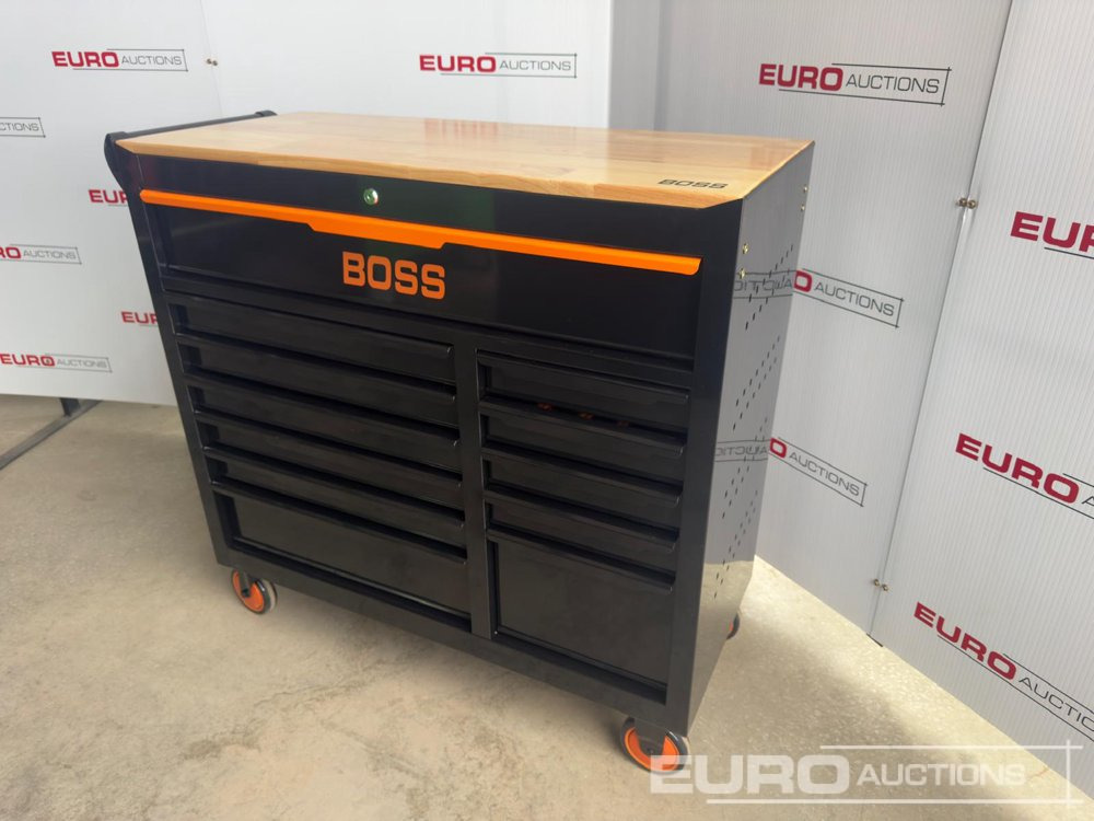 2025 Boss Wheeled Tool Trolley, 523pcs Tool Kit, Worktop (Black) - معدات الورشة: صورة 3 2025 Boss Wheeled Tool Trolley, 523pcs Tool Kit, Worktop (Black) - معدات الورشة: صورة 3