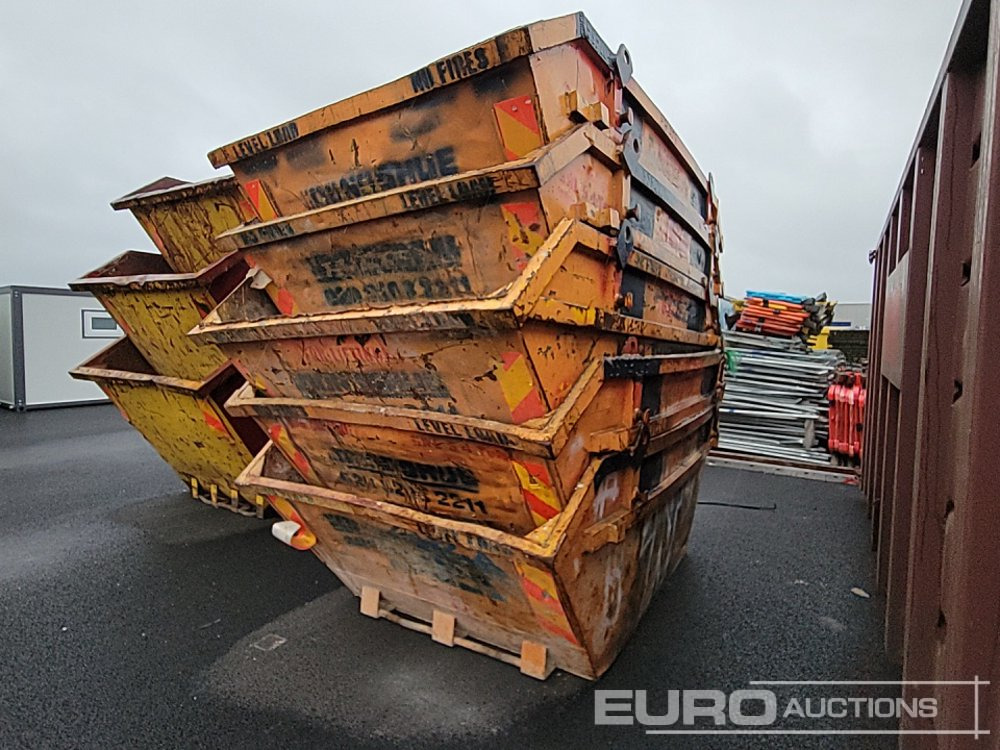 6 Yard Skip to suit Skip Loader Lorry (5 of) - حاوية تفريغ لود لوجر: صورة 1 6 Yard Skip to suit Skip Loader Lorry (5 of) - حاوية تفريغ لود لوجر: صورة 1