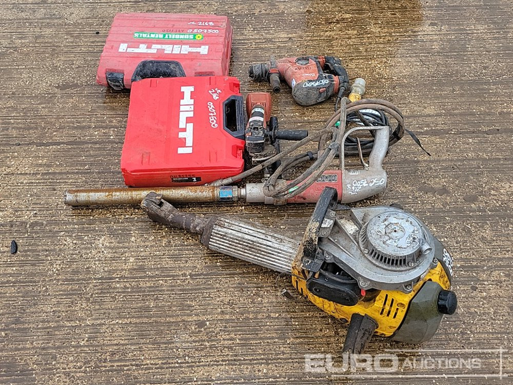 Hilti Hammer Drill (2 of), Hilti Battery Impact Gun, Hilti Battery Grinder, Hycon Hydraulic Core Drill, Wacker Neuson Hand Held Breaker - معدات الانشاءات: صورة 2 Hilti Hammer Drill (2 of), Hilti Battery Impact Gun, Hilti Battery Grinder, Hycon Hydraulic Core Drill, Wacker Neuson Hand Held Breaker - معدات الانشاءات: صورة 2