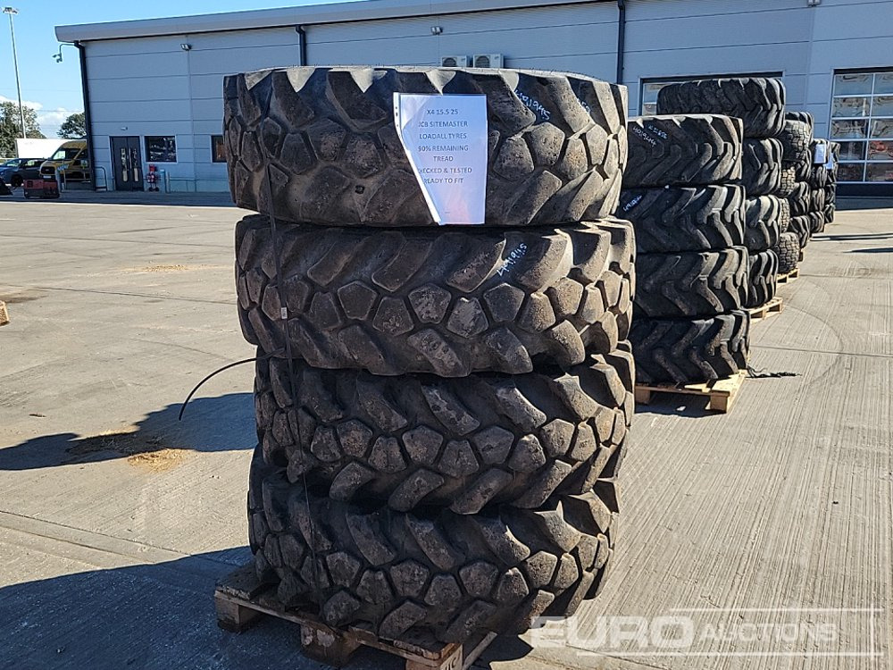 JCB 15.5-25 Tyre (4 of) - إطارات: صورة 4 JCB 15.5-25 Tyre (4 of) - إطارات: صورة 4