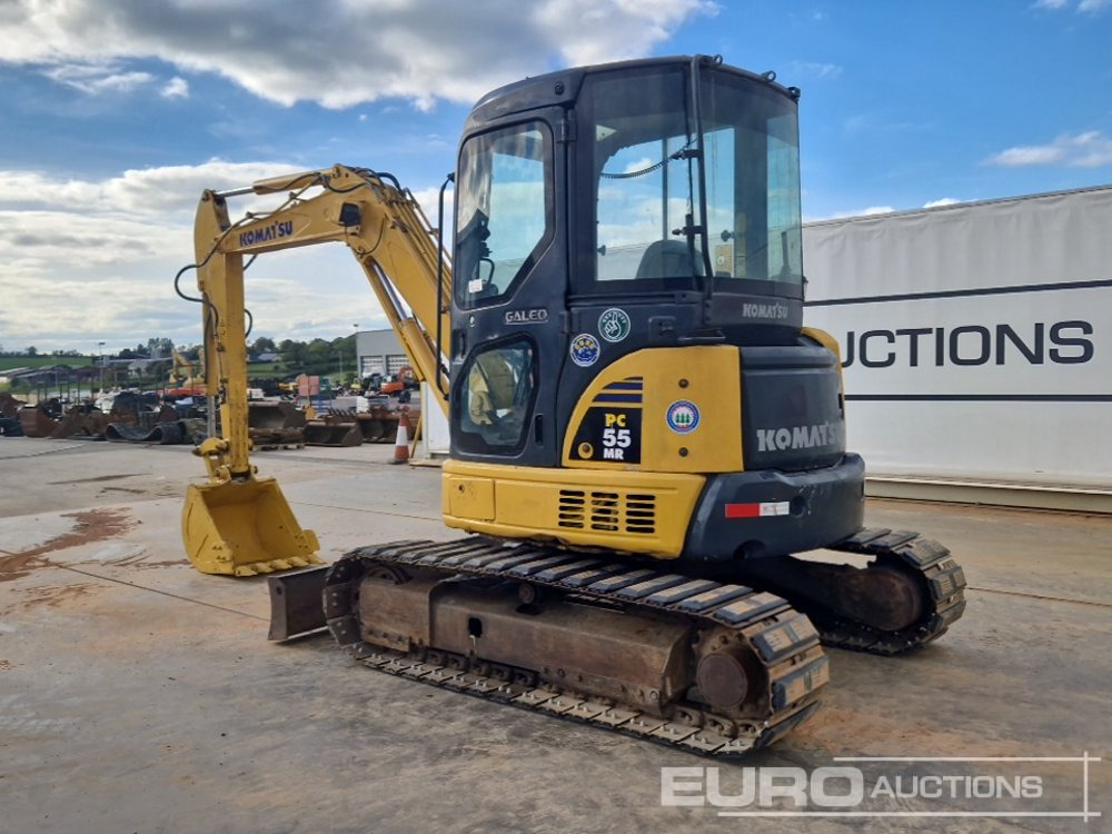 Komatsu PC55MR-2 - حفار صغير: صورة 3 Komatsu PC55MR-2 - حفار صغير: صورة 3