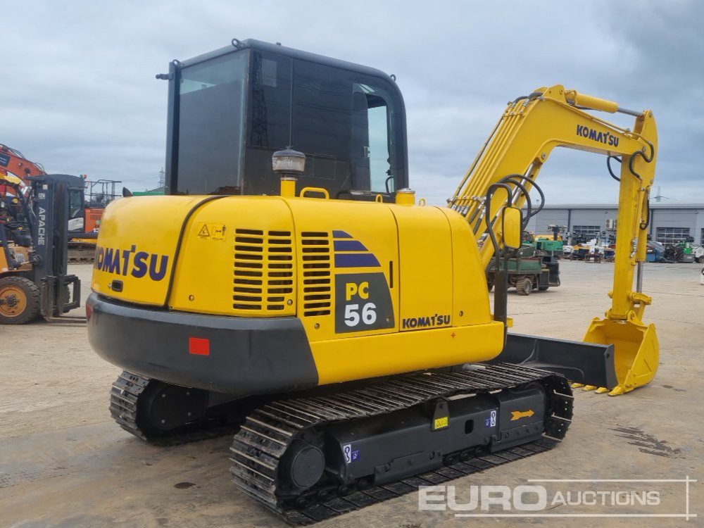 Komatsu PC56-7 - حفار صغير: صورة 5 Komatsu PC56-7 - حفار صغير: صورة 5