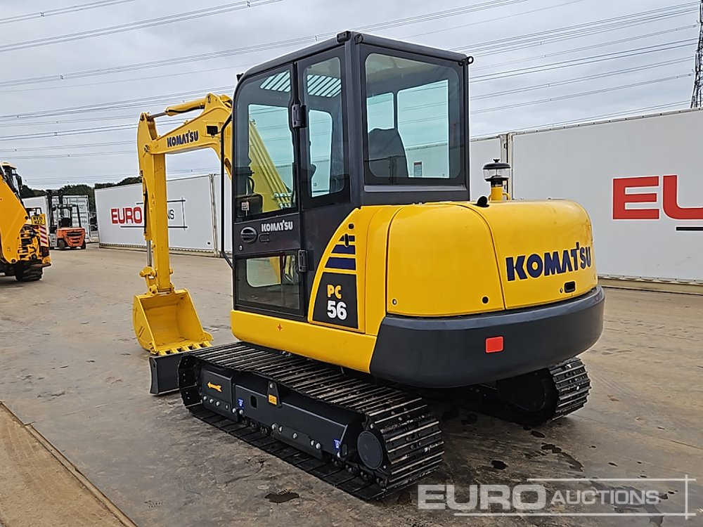 Komatsu PC56-7 - حفار صغير: صورة 3 Komatsu PC56-7 - حفار صغير: صورة 3
