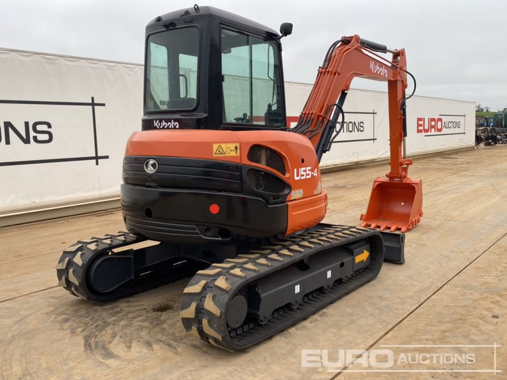 Kubota U55-4 - حفار صغير: صورة 5 Kubota U55-4 - حفار صغير: صورة 5