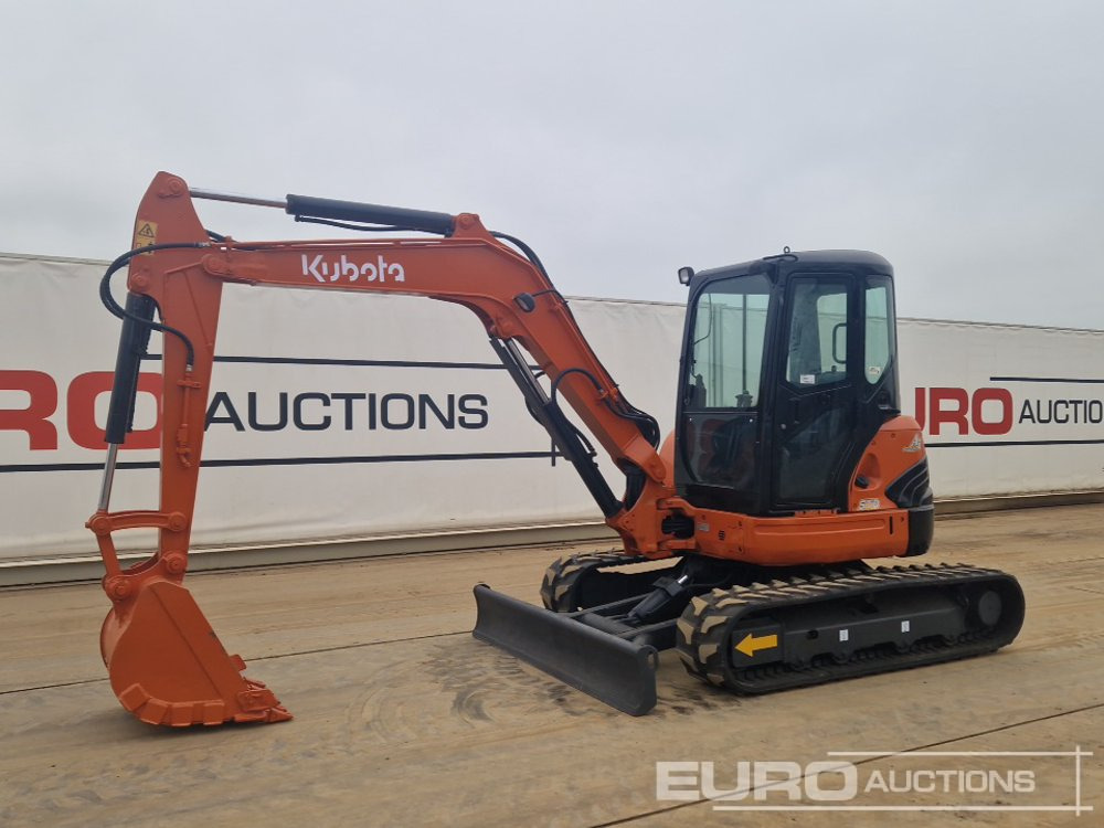 Kubota U55-4 - حفار صغير: صورة 1 Kubota U55-4 - حفار صغير: صورة 1