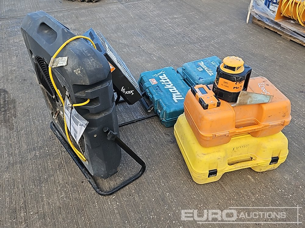 Laser Level (3 of), Makita 110Volt Heat Gun, Makita HR2470 240Volt Hammer Drill, Makita DJR186 Battery Reciprocating Saw, 110Volt Fan, 110Volt Space Heater - سخان الإنشاء: صورة 5 Laser Level (3 of), Makita 110Volt Heat Gun, Makita HR2470 240Volt Hammer Drill, Makita DJR186 Battery Reciprocating Saw, 110Volt Fan, 110Volt Space Heater - سخان الإنشاء: صورة 5