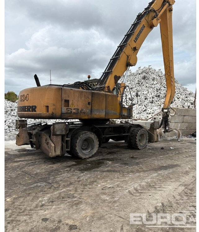 Liebherr A934C Litronic - حفار ذو عجلات: صورة 1 Liebherr A934C Litronic - حفار ذو عجلات: صورة 1