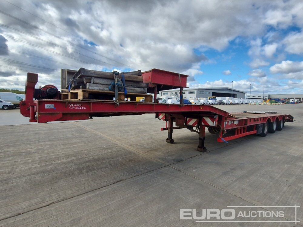 M&G Trailers Ltd, Step Frame Low Loader Tri Axle Rear Steering, 3m Extendable C/w Out Riggers & Alloy Ramps - مقطورة بلودر منخفض: صورة 1 M&G Trailers Ltd, Step Frame Low Loader Tri Axle Rear Steering, 3m Extendable C/w Out Riggers & Alloy Ramps - مقطورة بلودر منخفض: صورة 1