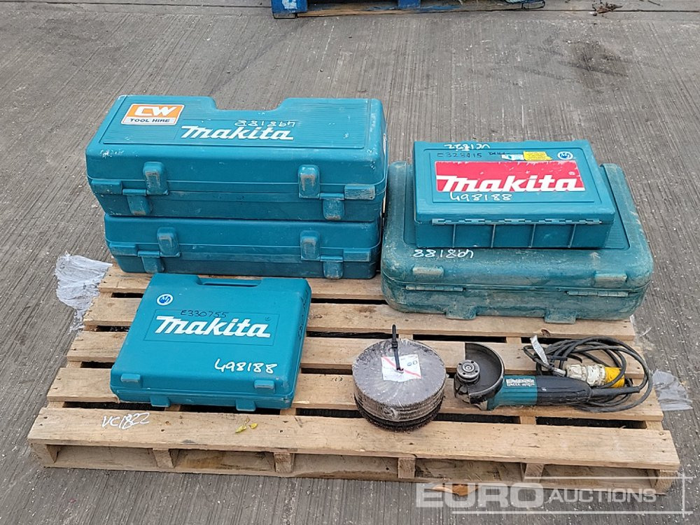 Makita HR3210C 110Volt Hammer Drill, GA9020 110Volt Angle Grinder (2 of), HP2050 110Volt Drill, 4350FCT 110Volt Jigsaw, GA4530R 110 Volt Angle Grinder - معدات الانشاءات: صورة 5 Makita HR3210C 110Volt Hammer Drill, GA9020 110Volt Angle Grinder (2 of), HP2050 110Volt Drill, 4350FCT 110Volt Jigsaw, GA4530R 110 Volt Angle Grinder - معدات الانشاءات: صورة 5