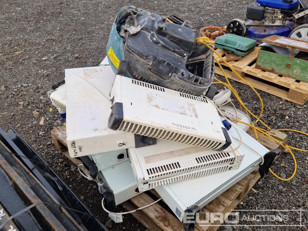 Pallet of Heaters, Makita Vacuum Motors - معدات الانشاءات: صورة 1 Pallet of Heaters, Makita Vacuum Motors - معدات الانشاءات: صورة 1