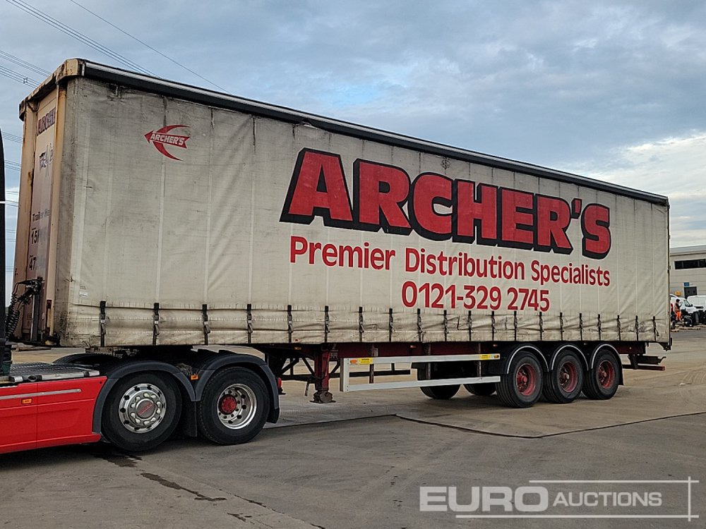 SDC Trailer Tri Axle Curtainsider Trailer - نصف مقطورة بستائر جانبية: صورة 1 SDC Trailer Tri Axle Curtainsider Trailer - نصف مقطورة بستائر جانبية: صورة 1
