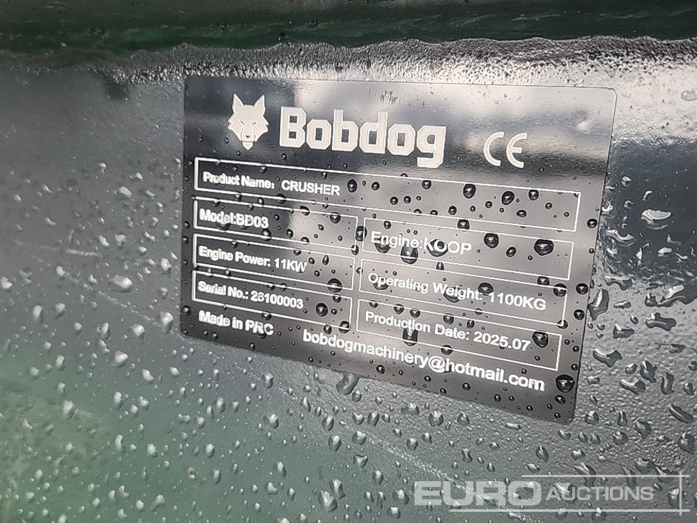كسارة Unused 2025 Bobdog BD03: صورة 20