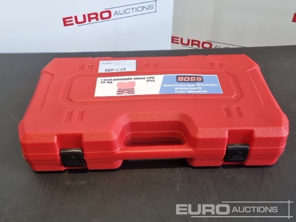 Unused 2025 Boss 1" 17pc Pneumatic Socket Set, 8" Extension Rod - معدات الورشة: صورة 2 Unused 2025 Boss 1" 17pc Pneumatic Socket Set, 8" Extension Rod - معدات الورشة: صورة 2