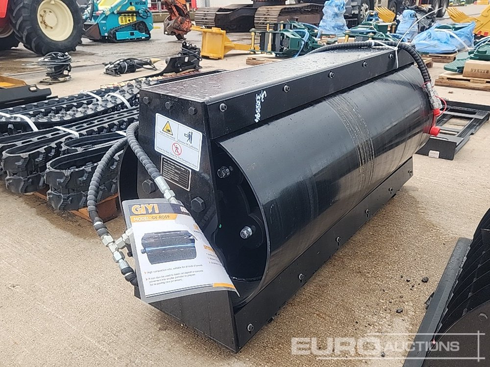 Unused 2025 GIYI GY-VR59 Vibrating Roller to suit Skidsteer Loader - ملحق - حفّار: صورة 3 Unused 2025 GIYI GY-VR59 Vibrating Roller to suit Skidsteer Loader - ملحق - حفّار: صورة 3