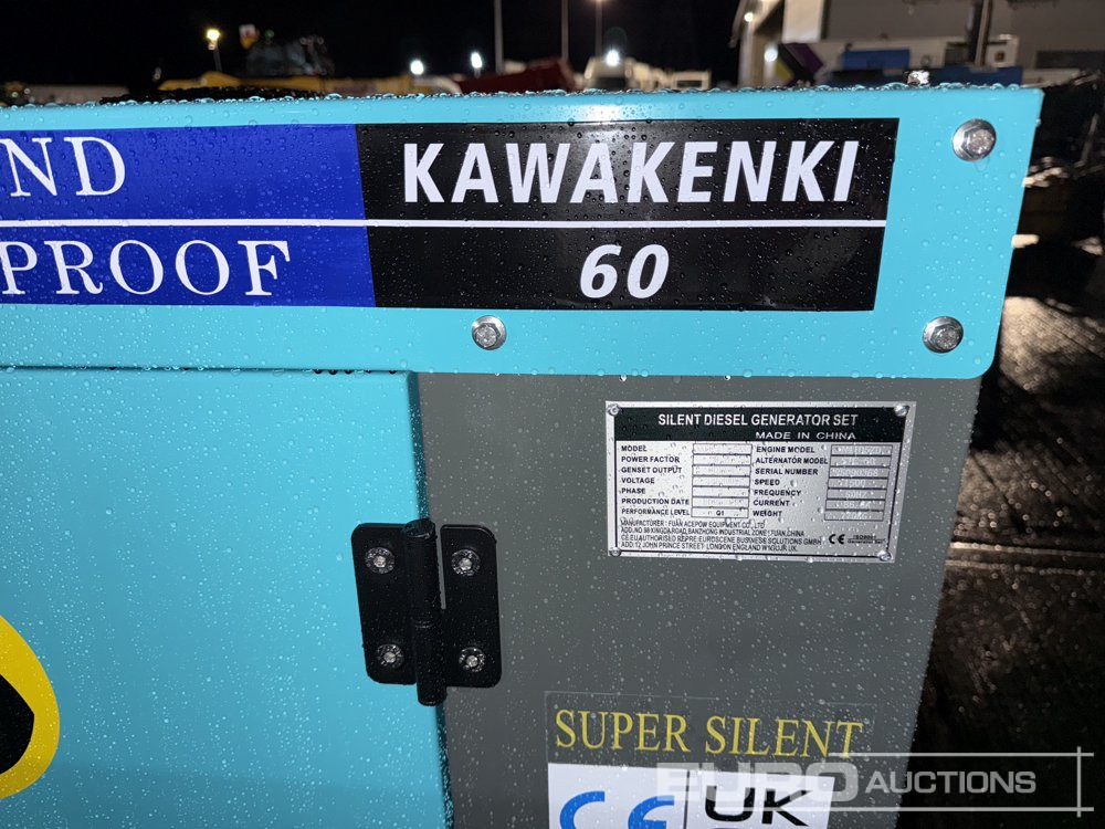 مجموعة المولد Unused 2025 Kawakenki KK60-111-SSS: صورة 14