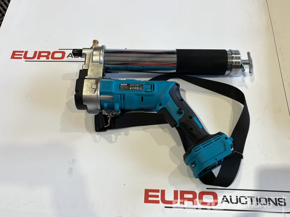 معدات الانشاءات Unused Boss 21 Volt Lithium Battery Cordless Grease Gun, 2 Batteries, Charger, Case, Shoulder Strap, Extension Pieces and Fittings: صورة 11 معدات الانشاءات Unused Boss 21 Volt Lithium Battery Cordless Grease Gun, 2 Batteries, Charger, Case, Shoulder Strap, Extension Pieces and Fittings: صورة 11