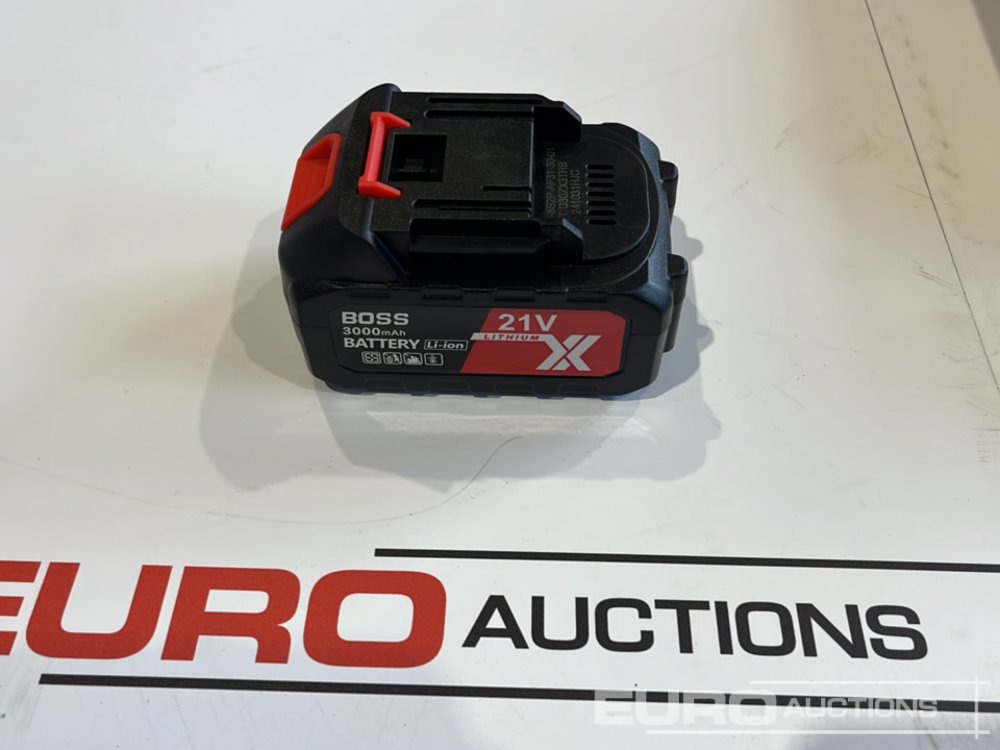 معدات الانشاءات Unused Boss 21 Volt Lithium Battery Cordless Grease Gun, 2 Batteries, Charger, Case, Shoulder Strap, Extension Pieces and Fittings: صورة 7 معدات الانشاءات Unused Boss 21 Volt Lithium Battery Cordless Grease Gun, 2 Batteries, Charger, Case, Shoulder Strap, Extension Pieces and Fittings: صورة 7