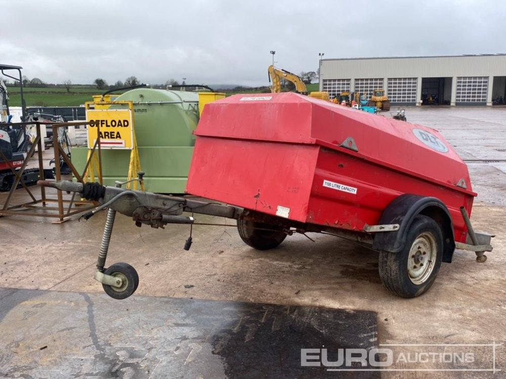 Western 1100 Litre Single Axle Bunded Fuel Bowser, 12 Volt Pump - خزان تخزين: صورة 1 Western 1100 Litre Single Axle Bunded Fuel Bowser, 12 Volt Pump - خزان تخزين: صورة 1