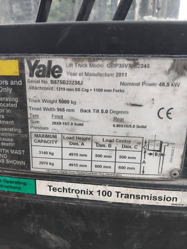 Yale - رافعة شوكية: صورة 4 Yale - رافعة شوكية: صورة 4