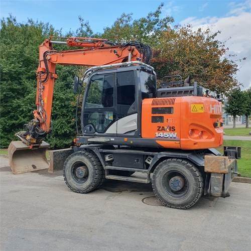 Hitachi ZX145 WT-6 - حفار ذو عجلات: صورة 1 Hitachi ZX145 WT-6 - حفار ذو عجلات: صورة 1