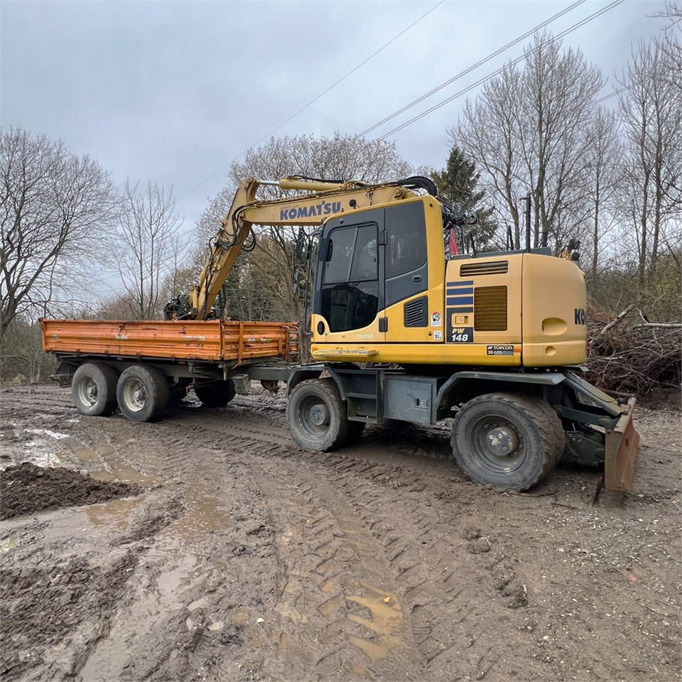 Komatsu PW148-10 - حفار ذو عجلات: صورة 4 Komatsu PW148-10 - حفار ذو عجلات: صورة 4