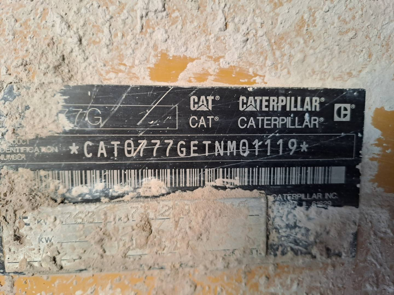 تأجير CAT 777G CAT 777G: صورة 6
