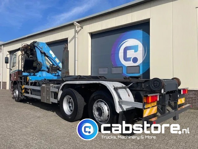 DAF CF 85.340 6X2 Euro 3 - Haakarm containersystem - Hooklift - Abrollkipper - Year 2004 - HMF 1680-K2 Crane - Grua - Ladekran - Autolaadkraan - شاحنة برافعة خطافية, شاحنة كرين: صورة 2 DAF CF 85.340 6X2 Euro 3 - Haakarm containersystem - Hooklift - Abrollkipper - Year 2004 - HMF 1680-K2 Crane - Grua - Ladekran - Autolaadkraan - شاحنة برافعة خطافية, شاحنة كرين: صورة 2