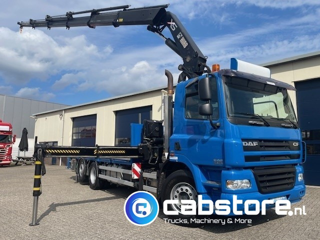 DAF CF 85.360 FAN 6x2 Euro 5 - Open laadbak + HIAB XS 377 EP-5 Hipro laadkraan - Remote control - Bouwjaar 2006 - Zeer goede conditie - شاحنة كرين: صورة 1 DAF CF 85.360 FAN 6x2 Euro 5 - Open laadbak + HIAB XS 377 EP-5 Hipro laadkraan - Remote control - Bouwjaar 2006 - Zeer goede conditie - شاحنة كرين: صورة 1