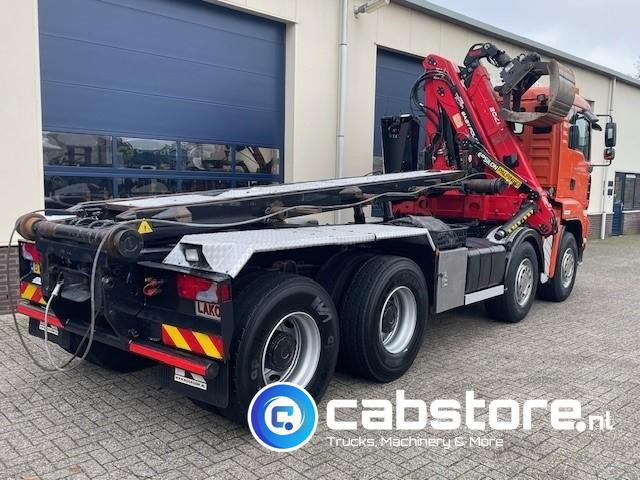 MAN TGA 41.440 8X4 BB Palfinger Epsilon Z-Kraan bouwjaar 2011 + NCH 30 Ton's Kabel-containersyteem - Handgeschakeld - Bouwjaar 2007 - Km 582.782 - شاحنة كرين: صورة 4 MAN TGA 41.440 8X4 BB Palfinger Epsilon Z-Kraan bouwjaar 2011 + NCH 30 Ton's Kabel-containersyteem - Handgeschakeld - Bouwjaar 2007 - Km 582.782 - شاحنة كرين: صورة 4