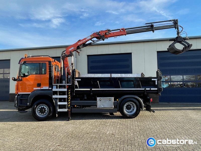 MAN TGS 18.320 4X4H BL EEV Euro 5 - ATLAS 126.3E Laadkraan - 2-zijdige kipper - Bouwjaar 2013 - Km 205.974 !! - Good condition - NL Truck - شاحنة كرين: صورة 4 MAN TGS 18.320 4X4H BL EEV Euro 5 - ATLAS 126.3E Laadkraan - 2-zijdige kipper - Bouwjaar 2013 - Km 205.974 !! - Good condition - NL Truck - شاحنة كرين: صورة 4