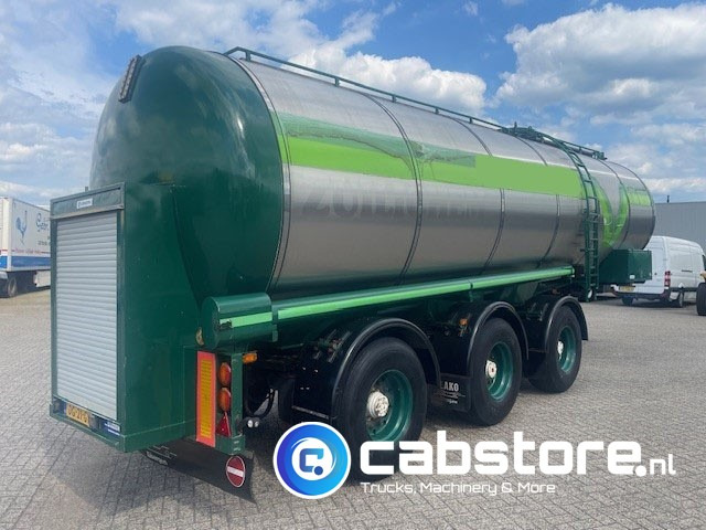 Lako T343 Tank-trailer LAKO T343 Tankoplegger RVS - Bouwjaar 2000 - SAF assen - Gestuurd - Laadvermogen 34.880 kg - مقطورة صهريج: صورة 5 Lako T343 Tank-trailer LAKO T343 Tankoplegger RVS - Bouwjaar 2000 - SAF assen - Gestuurd - Laadvermogen 34.880 kg - مقطورة صهريج: صورة 5