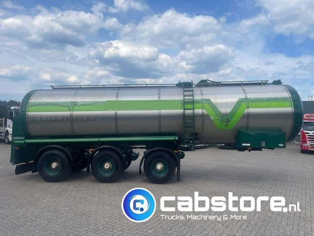 Lako T343 Tank-trailer LAKO T343 Tankoplegger RVS - Bouwjaar 2000 - SAF assen - Gestuurd - Laadvermogen 34.880 kg - مقطورة صهريج: صورة 3 Lako T343 Tank-trailer LAKO T343 Tankoplegger RVS - Bouwjaar 2000 - SAF assen - Gestuurd - Laadvermogen 34.880 kg - مقطورة صهريج: صورة 3