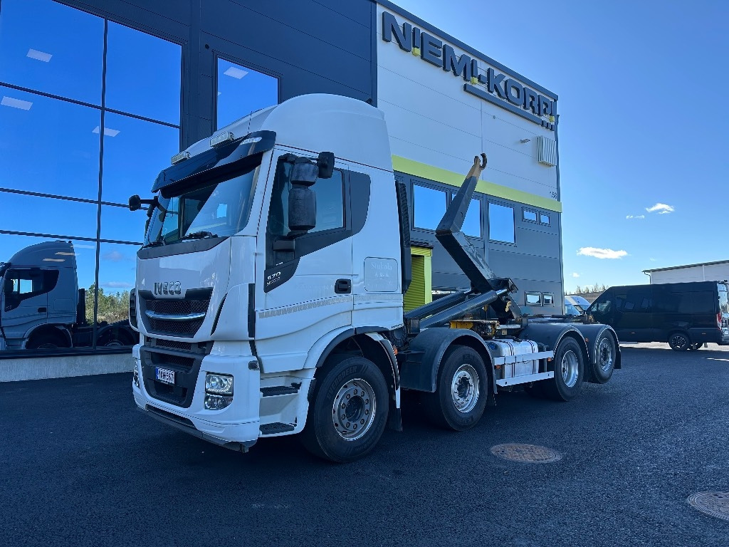 Iveco X-Way AS35S560 8x2 - شاحنة برافعة خطافية: صورة 1 Iveco X-Way AS35S560 8x2 - شاحنة برافعة خطافية: صورة 1