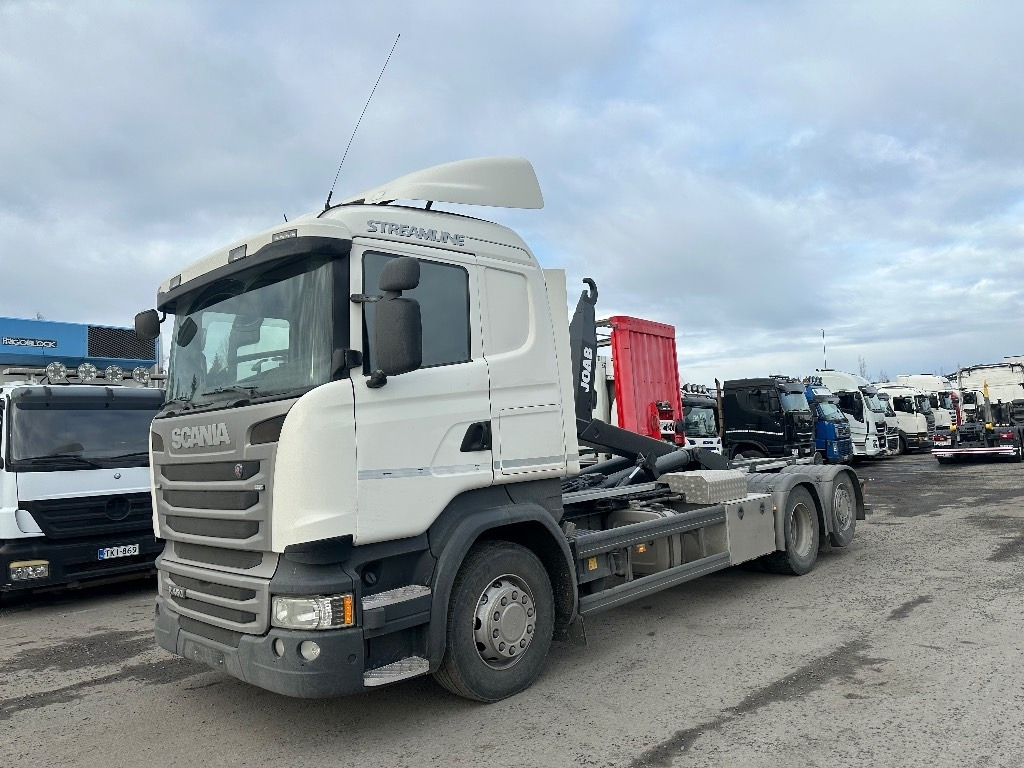 Scania R 450 6x2*4 - شاحنة برافعة خطافية: صورة 1 Scania R 450 6x2*4 - شاحنة برافعة خطافية: صورة 1