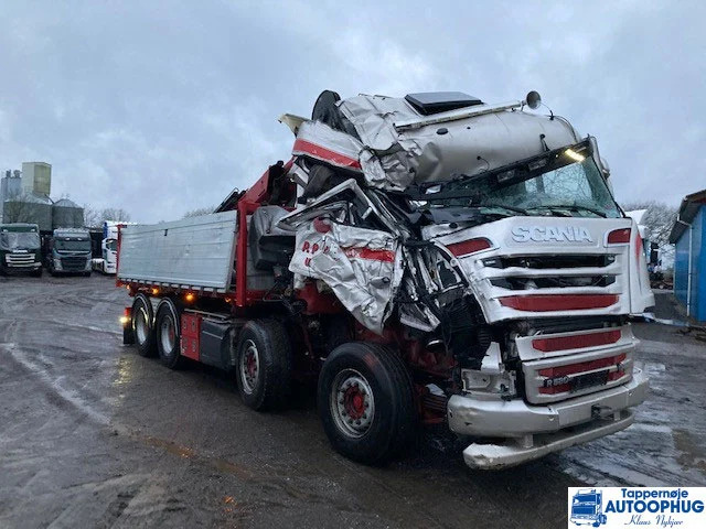 Scania R580 8X4 HIAB 244 EP-5 HIPRO ONLY PARTS - شاحنات مسطحة, شاحنة كرين: صورة 1 Scania R580 8X4 HIAB 244 EP-5 HIPRO ONLY PARTS - شاحنات مسطحة, شاحنة كرين: صورة 1