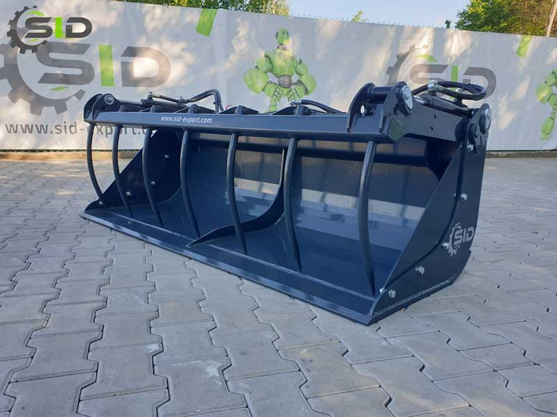 SID Greifschaufel Krokodilschaufel Silagegreifer S / Godet Crocodile BMS S / Grab bucket forged tines S 1,2 m - مغراف الغراف الصدفي - مغراف الغراف الصدفي: صورة 1 SID Greifschaufel Krokodilschaufel Silagegreifer S / Godet Crocodile BMS S / Grab bucket forged tines S 1,2 m - مغراف الغراف الصدفي - مغراف الغراف الصدفي: صورة 1