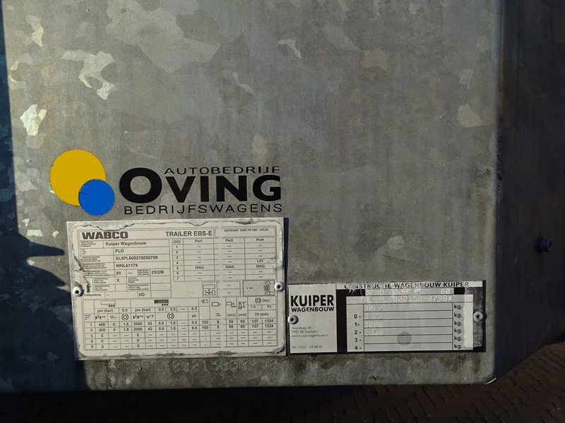 Kuiper 8 Tons Be Oplegger 670x195 laadvloerhoogte 50 cm - نصف مقطورة بلودر منخفض: صورة 5 Kuiper 8 Tons Be Oplegger 670x195 laadvloerhoogte 50 cm - نصف مقطورة بلودر منخفض: صورة 5