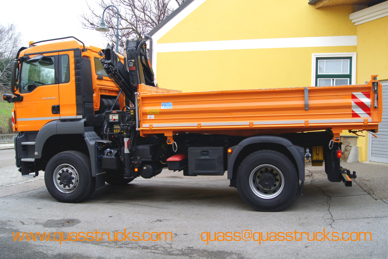 MAN TGS 18.320 BL 4x4 / HIAB 088 B-2 / Winterdienst - شاحنة قلاب, شاحنة كرين: صورة 2 MAN TGS 18.320 BL 4x4 / HIAB 088 B-2 / Winterdienst - شاحنة قلاب, شاحنة كرين: صورة 2