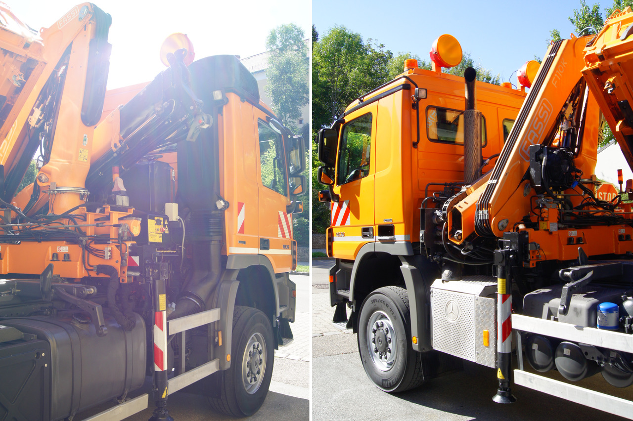 MERCEDES-BENZ ACTROS 1836 /4x4/TÜV/FASSI 110/MEILLER/Winterdienst/Wechselsystem - جرافة ثلج: صورة 5 MERCEDES-BENZ ACTROS 1836 /4x4/TÜV/FASSI 110/MEILLER/Winterdienst/Wechselsystem - جرافة ثلج: صورة 5