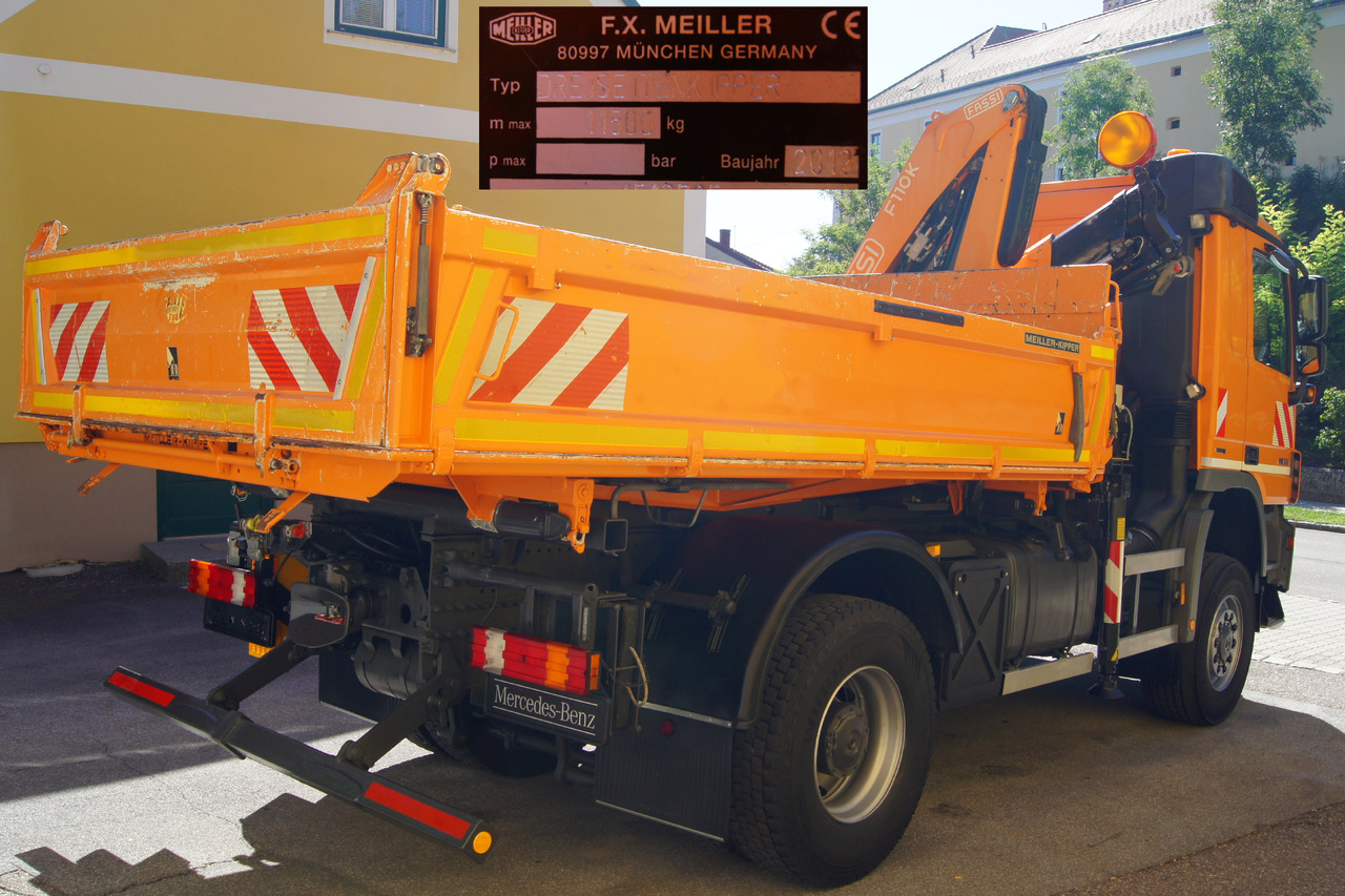 MERCEDES-BENZ ACTROS 1836 /4x4/TÜV/FASSI 110/MEILLER/Winterdienst/Wechselsystem - جرافة ثلج: صورة 4 MERCEDES-BENZ ACTROS 1836 /4x4/TÜV/FASSI 110/MEILLER/Winterdienst/Wechselsystem - جرافة ثلج: صورة 4